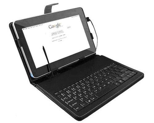 Tablet i-784 BAK  com teclado e capa